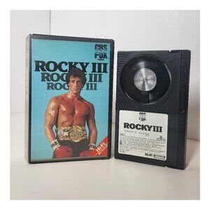 Rocky III BETA Tape Betamax (Not VHS) Sylvester Stallone